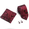 AliExpress EBAY 7.5cm corbata de negocios set de corbata para hombre boda corbata de poliéster caja de regalo fabricantes