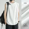 Camiseta sin mangas para hombre, chaleco de verano para niño, moderno, de algodón, para deporte, popular en internet, chaleco de baloncesto para fitness, hombre
