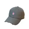Gorra de béisbol bordada con letras para mujer 2025 primavera y verano nueva sombrero combinable coreano de ala ancha gorra pequeña