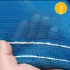 Malla Azul de Alta Densidad Construcción Seguridad Retardante de Llama Resistente al Sol Sitio de Construcción a Prueba de Polvo Marco Exterior de Ingeniería Red Protectora Azul Dalian
