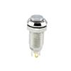 Loniu 8mm Interruptor de Botão Metálico Auto-Travante Inching Sem Luz Cabeça Plana Cabeça Alta Botão Cabeça de Bola