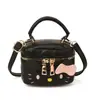 Bolso Infantil Transfronterizo Estilo Nuevo Inspirado en Chanel Gato Mini Bordado Bolso Cubo para Niñas, Cadena Padre-Hijo Bolsito Cruzado para Labiales