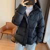 Lujo Ligero Lu's 90 Plumón de Pato Blanco Chaqueta Corta de Plumón con Capucha Desmontable Acolchada Chaqueta Morada Electro-Óptica para Mujer Yr910Y
