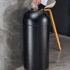 Cubo de basura redondo sin tapa para centros comerciales, cafeterías, cubos de basura de acero inoxidable para tiendas de té de leche, balas personalizadas