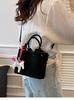 Bolsa de Mão Casual Lisa Transfronteiriça Moda Coreana Bolsa Saco 2025 Nova Primavera Textura Urbana Bolsa Transversal Tendência