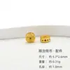 Plata S925 Monedas de los Cinco Emperadores Qianlong de 6 mm, Cuentas Espaciadoras de Monedas Qiaqing y Yongzheng Accesorios DIY Colgante para la Buena Suerte