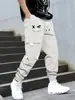 Pantalones Jogger Casuales de Color Sólido Versátiles para Hombre de Verano Transfronterizos 2026 con Cordón, Pantalones Cargo Elegantes para Viajar, Trendy en Stock