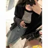 Top de Crochê com Gola Halter para Mulheres 2026 Verão Novo Estilo Hot Girl Roupa Externa Sem Mangas Curto Sexy Costas Abertas Tendência