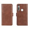 Para funda de teléfono móvil Moto G Fast hebilla doble succión lateral bolsa para tarjetas funda protectora todo incluida funda de cuero para teléfono móvil de Comercio Exterior