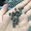 Cuentas de ábaco de jade natural de agua azul hielo con agujero grande, anillo de jade pequeño, pulsera espaciadora, cuentas espaciadoras de joyería antigua DIY