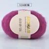 Fio Fino de Mohair de Bebê Sul-Africano Tecido à Mão Pelúcia Cachecol Xale Fio para Suéter Lã Macia Cashmere Fiação