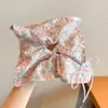 Goma para el pelo estilo coreano de intestino súper grande para mujer, Goma para el pelo de pañuelo cuadrado estilo perezoso para mujer, Goma para el pelo con sensación de alta gama, Goma para el pelo de alta elasticidad