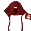 Gorro de lana 100% pura de alta calidad australiana Otoño/Invierno gorro para la cabeza para mujer Gorro de punto versátil para protección contra el frío y calidez