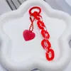 Fivela de Corrente Acrílica 1419 Fivela Colorida Cor Macaron Chaveiro Corrente de Bolsa Acessórios de Joia