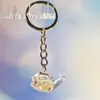 Lindo Hecho a Mano DIY Cangrejo Tortuga Delfín Bolsa Colgante de Joyería Unisex Moda Llavero Personalizado