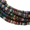Transfronteiriço 5mm cor macia folha de cerâmica contas artesanal DIY amizade pulseira colar espaçador espaçador material de contas soltas