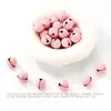 14mm color caramelo pintura pequeña campana diy metal hierro mascotas accesorios llavero campana colgante accesorios