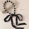 Corrente de extensão para bolsa de lenço de seda tecida à mão, bolsa de ombro estilo ins, alça de bolsa de metal, corrente de bolsa curta DIY vintage para mulheres