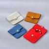 Bolsas de Terciopelo de Microfibra de Lujo Populares Hechas a Medida en Lotes Pequeños de Fábrica para Empaque de Joyería con Cierre a Presión Bolsas para Guardar Collares