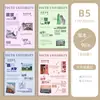 B5eva Goma Antifreeze Amigable con la Piel Cubierta para Cuaderno Estudiante Junior Preparatoria Oficina Espesor de Alto Valor Cuaderno A5