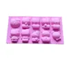 Molde para Assar Chocolate de Gatinho, Coelho, Ursinho Pooh, Molde para Gelatina, Pudim, Bandeja de Gelo DIY, Resistente a Altas Temperaturas, Cozível no Vapor
