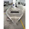 Bote de Asalto de Aleación de Magnesio-Aluminio Autocebante Barco de Pesca Pesca Salvaje Pesca en el Mar Red de Limpieza de Contaminación Lanzamiento de Red Inspección Rescate de Emergencia Salida Multifuncional