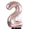 Fornecedor da Fábrica Balão de Filme de Alumínio Grande Número 40 polegadas Versão Americana 0-9 Festa de Aniversário Decoração de Feriado Número Versão Americana