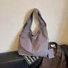 Bolso de mujer de gran capacidad, nuevo modelo 2026, color liso simple, bandolera de estilo casual, bolso tote para el día a día y para ir al trabajo
