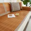 Almofada de Sofá de Esteira de Bambu 2025 Novo Modelo Almofada de Sofá Esteira de Verão Almofada de Assento Almofada Antiderrapante Almofada Refrescante de Verão