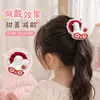 Laço de cabelo de renda de coelhinho fofo para crianças e meninas, faixa de cabelo doce e feminina de alta elasticidade para mulheres, elástico para rabo de cavalo