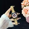 Pulseira de Metal Fashion com Diamantes Duplos para Apple Watch Ultra/SE/8/7/6/5/4/3/2/1