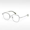 HX08100 montura artística retro montura de gafas de titanio puro estilo coreano montura de titanio adelgazante para cara grande montura de gafas para miopía