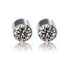 Aretes de Clip Transfronterizos para Mujeres Sin Perforaciones, Aretes Magnéticos Destellantes, Aretes de Acero Inoxidable, Aretes Personalizados, Aros Lisos, Modernos