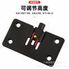Riel deslizante para puerta corredera superior e inferior de armario, riel deslizante para puerta corredera de armario, riel guía para puerta corredera de madera, accesorios silenciosos