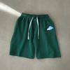 Calça Esportiva Casual Nova de Verão 2023 Masculina Calça de Cinco Pontos Solta Calça Grande Estudante Shorts Bonitos Tendência