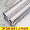 Pegatinas Impermeables y a Prueba de Grasa para Cocina de 20 m Espesadas, Papel Tapiz Resistente a Altas Temperaturas y a la Humedad, Papel de Papel de Aluminio Autoadhesivo para Gabinetes y Encimeras