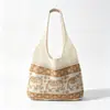 Bolsa de punto hueco de venta caliente transfronteriza con diseño de malla, bolsa tejida, bolsa de playa de verano, bolsa tote de gran capacidad para mujer