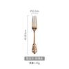 Cross-Border Palace Classy Juego de Cinco Piezas Occidental de Acero Inoxidable 304 Engrosado Retro Repujado Cuchillo para Bistec, Tenedor y Cuchara Juego de Caja de Regalo