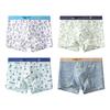 Ropa Interior para Adolescentes Seda de Hielo Menta Período de Desarrollo 10A Antibacteriana Niños Medianos y Grandes Estudiantes de Secundaria Calzoncillos Bóxer Frescos y Cómodos