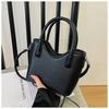 Bolso Tote de Color Sólido para Mujer 2026 Nueva Moda Elegante Bolso de Hombro para el Trabajo Versátil Bolso Cruzado Simple