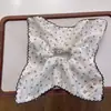 Lenços Quadrados Frescos Multicor Coreanos para Cabelo, Scrunchies de Novo Estilo, Faixas de Cabelo Doces e Fofas, Acessórios de Cabelo de Boutique