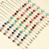 Pulseira de Trevo de Cinco Folhas Dopamina Dupla Face Versão Alta Transfronteiriça Luxo Leve Simples Senso Avançado 18k Não Desbota Cor Joga