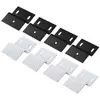 Soportes de Esquina Blancos, Hierro Angular en L Fijo de 90 Grados Negro, Conectores de Soporte de Esquina para Gabinete Baño, Agujeros Múltiples Venta al por Mayor
