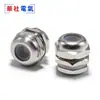 Conector Impermeável de Aço Inoxidável 316, Prensa-cabos, Conector Impermeável Metálico Tipo M, Caixa de Passagem Impermeável para Cabo