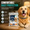 Collar antipiojos KineShineX para perros, flexible y ligero, ajustable para adaptarse a diferentes tamaños de cuello y se puede recortar a la longitud deseada, adecuado para perros pequeños y medianos
