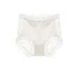 Calcinha Fina Respirável de Renda Cetim com Tela Sexy, Alta Elasticidade, Controle de Barriga, Levanta Bumbum, Sem Marcar, Cintura Alta
