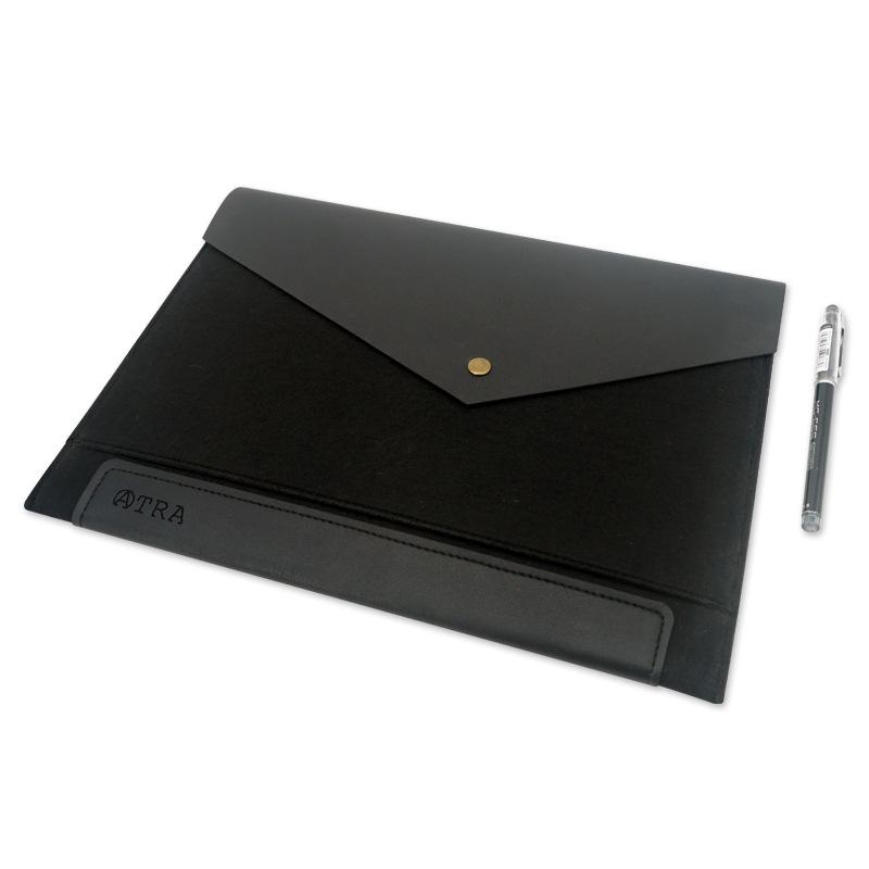 厂家直销A4档案袋 可加logo毛毡文件袋毛毡文件包 毛毡电