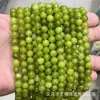 Pedra Natural Popular de Venda Quente Peridoto Otimizado Calcedônia Contas Soltas Pulseira de Contas Redondas Acessórios de Joias DIY Lote de Contas