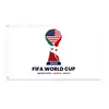 Comercio Electrónico Transfronterizo Copa Mundial 2026 en Estados Unidos, Canadá y México: Parche de Patchwork de Banderas de Estados Unidos y Canadá, Bandera de Torneo, Artículos para Animar