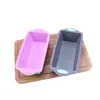 Suministro Directo Transfronterizo Molde de Silicona para Pastel Bandeja Rectangular para Hornear Pan Suministros para Hornear Caseros DIY Tostada Abrasivos